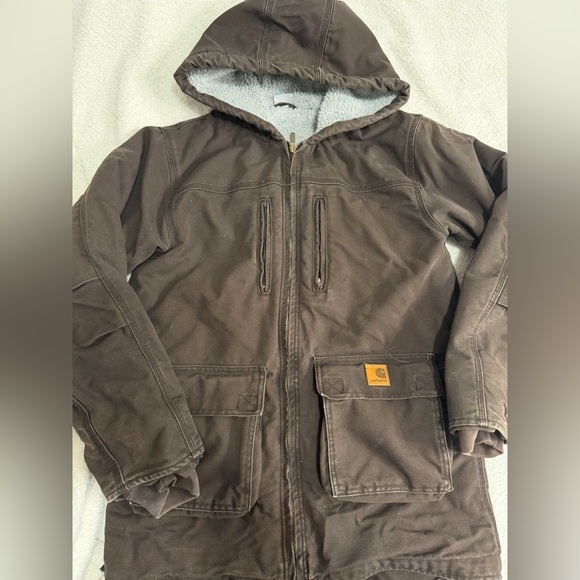 Carhartt Other - Kids vintage Carhartt Sherpa lines jacket XL